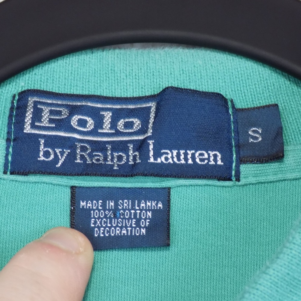 Polo Ralph Lauren Classic Fit Polo Shirt Mens S Green Short Sleeve EUC - Picture 3 of 6